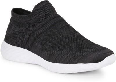 Kraasa Knitted Socks Casuals Sneakers For Men(Black , 9)