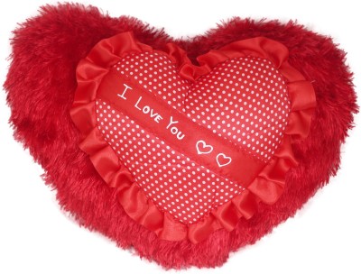 Tickles I Love You Heart Shape Cushion Soft Stuffed Plush for Love Specail  - 25 cm(Red)