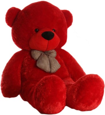 Pocketfriendly 4 Feet Large (Standing) Cute Soft Teddy Bear For Gift & Bithday Partys Other  - 121 cm(Red)