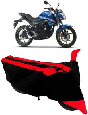Elegance Two Wheeler Cover for Suzuki(Gixxer, Red)