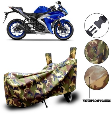 Autogard Waterproof Two Wheeler Cover for Yamaha(Multicolor)