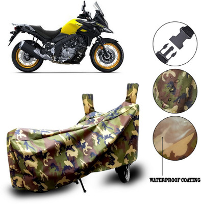 MASVERA Waterproof Two Wheeler Cover for Suzuki(Multicolor)