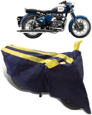 AutoKick Two Wheeler Cover for Royal Enfield(Bullet 350, Yellow)