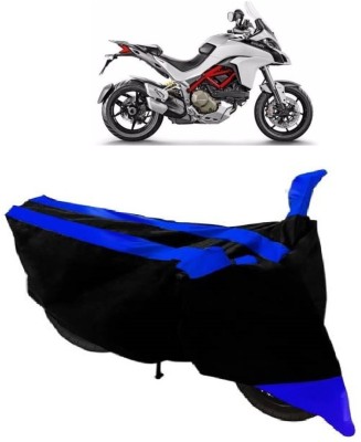 AutoKick Two Wheeler Cover for Ducati(Multistrada, Blue)