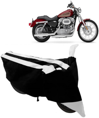 AutoKick Two Wheeler Cover for Harley Davidson(XL 883, White)