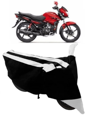 AutoKick Two Wheeler Cover for Hero(Glamour FI, White)