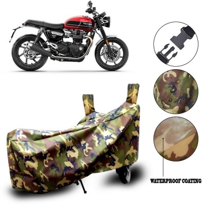 Autogard Waterproof Two Wheeler Cover for Triumph(Multicolor)