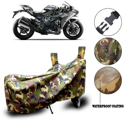 MASVERA Waterproof Two Wheeler Cover for Kawasaki(Multicolor)