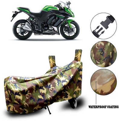 MASVERA Waterproof Two Wheeler Cover for Kawasaki(Multicolor)