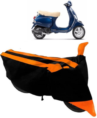 AutoRock Two Wheeler Cover for Piaggio(Vespa LX, Orange)