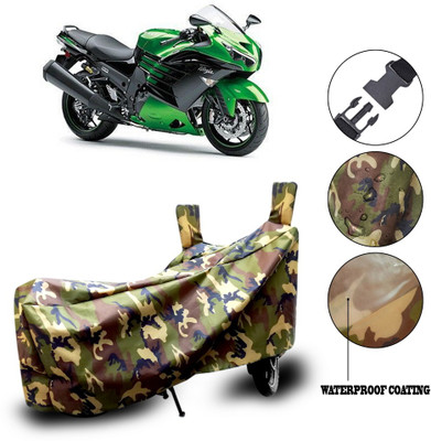 MASVERA Waterproof Two Wheeler Cover for Kawasaki(Multicolor)