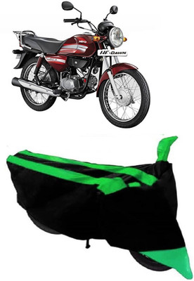 AutoKick Two Wheeler Cover for Hero(HF Dawn, Green)