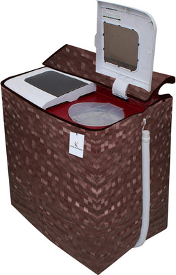 KUBER INDUSTRIES Semi-Automatic Washing Machine  Cover(Width: 82 cm, Brown)