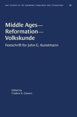 Middle Ages-Reformation-Volkskunde(English, Paperback, unknown)