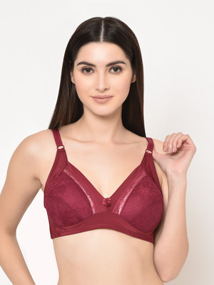 Da Intimo by Da Intimo Women Full Coverage Non Padded Bra(Maroon)