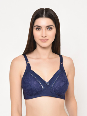 Da Intimo by Da Intimo Women Full Coverage Non Padded Bra(Blue)