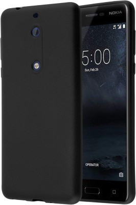 SmartLike Back Cover for Nokia 5(Black, Grip Case, Silicon, Pack of: 1)