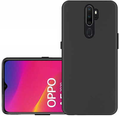 Helix Back Cover for Oppo A9 (2020)(Black, Grip Case, Silicon, Pack of: 1)