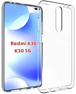 NIMMIKA ENTERPRISES Back Cover for Xiaomi Redmi K30 back Cover Transparent(Transparent, Shock Proof, Silicon, Pack of: 1)