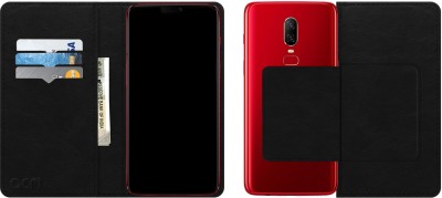 ACM Flip Cover for Oppo A53S(Black, Cases with Holder, Pack of: 1)