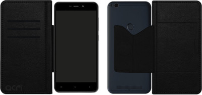 ACM Flip Cover for Celkon Millennia Me Q54(Black, Cases with Holder, Pack of: 1)