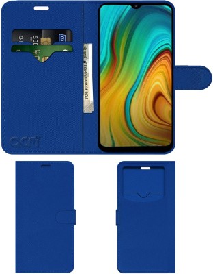 ACM Flip Cover for Realme C3(Blue, Cases with Holder, Pack of: 1)