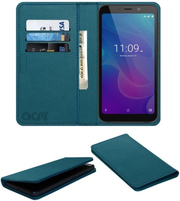 ACM Flip Cover for Meizu C9 Pro(Blue, Cases with Holder, Pack of: 1)