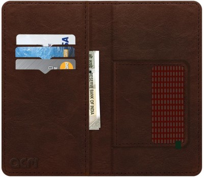 ACM Wallet Case Cover for Mi Redmi Note 7, Mi Redmi Note 7 Pro, Mi Redmi Note 7S(Brown, Cases with Holder, Pack of: 1)