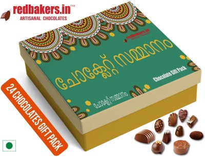 redbakers.in MALAYALAM 24Chocolate Gift Box Truffles(400 g)