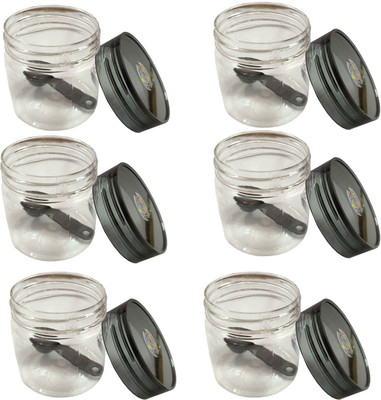 Shoppernation Plastic Utility Container  - 150 ml(Pack of 6, Clear)