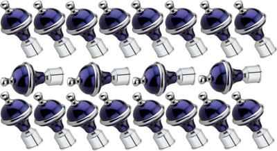 GROWNIX Multicolor Rod Rail Bracket Metal(Pack of 20)