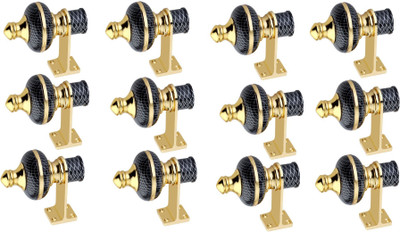 GROWNIX Multicolor Rod Rail Bracket Metal(Pack of 12)