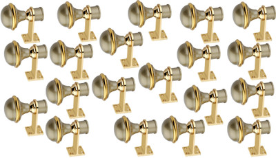 GROWNIX Gold Rod Rail Bracket Metal(Pack of 20)