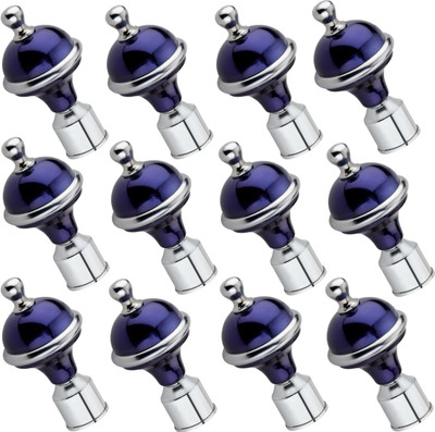 GROWNIX Blue Rod Rail Bracket Metal(Pack of 12)