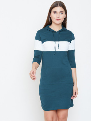 Jhankhi Women Bodycon Dark Green Dress