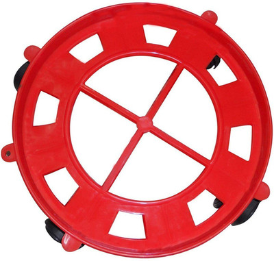Bajud Enterprise Gas Cylinder Trolley With Wheel Gas Cylinder Trolley(Red)