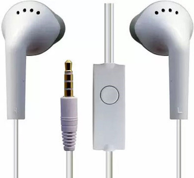 Frocel Ys Earphone (Original Sound Quality) For SAM_SUNG Galaxy Wired Headset(White, Wired in the ear)