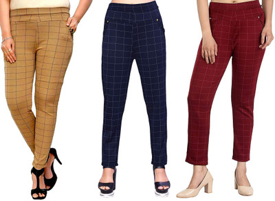 Aaviha Multicolor Jegging(Checkered)
