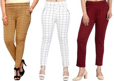 Aaviha Multicolor Jegging(Checkered)