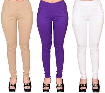 FeelBlue Multicolor Jegging(Solid)