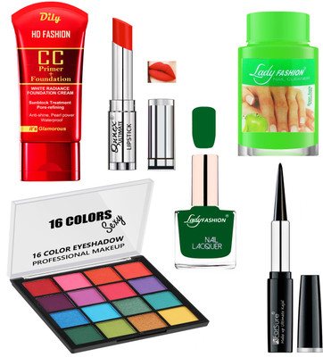 Qunex Hot Look Makeup Kit of 6 Items 3022032(Pack of 6)