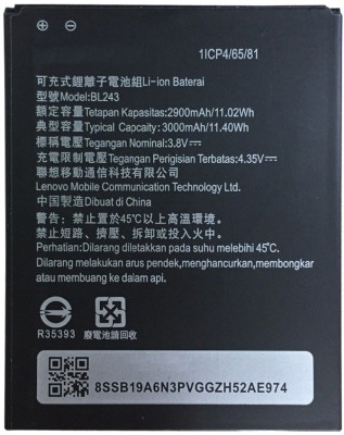 McLeod Mobile Battery For  Lenovo A7000 BL 243
