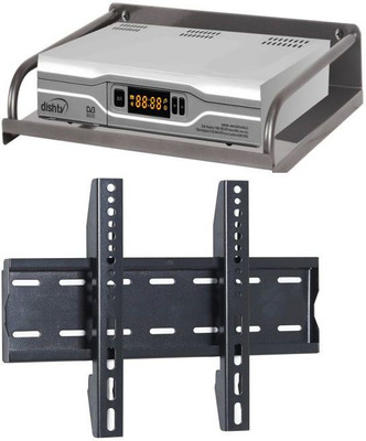 Techfit Wall Bracket (Metal Body) Universal 32 to 43 inch LED/LCD TV Wall Mount Bracket with Steel Set Top Box Stand/DTH Stand/Set Top Box/Dth Holder Combo Steel Wall Shelf(Number of Shelves - 1) Techfit Wall Bracket (Metal Body) Universal 32 to 43 inch LED/LCD TV Wall Mount Bracket with Steel Set Top Box Stand/DTH Stand/Set Top Box/Dth Holder Combo Steel Wall Shelf(Number of Shelves - 1)