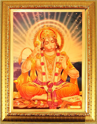 SUNINOW Bajrang Bali Hanuman Ji Religious Frame