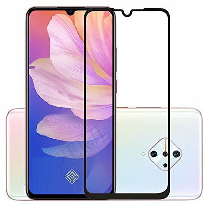 BRENZZ Edge To Edge Tempered Glass for Vivo S1 Pro(Pack of 1)
