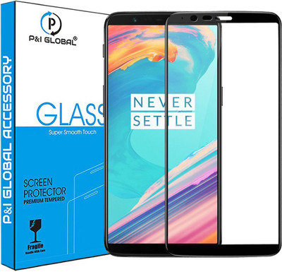 P&I GLOBAL Edge To Edge Tempered Glass for OnePlus 5T(Pack of 1)