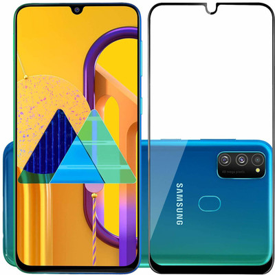 HIE POWER Edge To Edge Tempered Glass for Samsung Galaxy M31/M30s/M30/A30/A30s/A50/A50s/A20/A40S ( Pack of 2 Premium 11D 9H Full Glue)(Pack of 2)