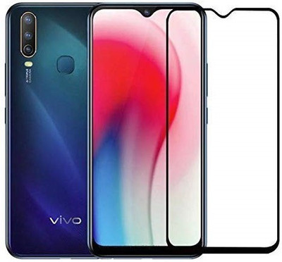 AKSHUD Edge To Edge Tempered Glass for Vivo U10(Pack of 1)
