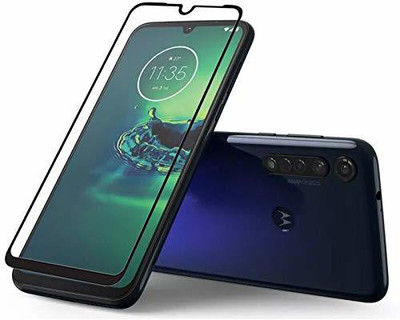 AKSHUD Edge To Edge Tempered Glass for Moto G8 Plus(Pack of 1)
