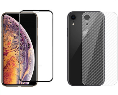 INCLU Front and Back Tempered Glass for Apple iPhone XR(Pack of 1)